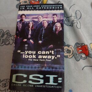 "CBS Productions", CSI: Crime Scene Investigation, VHS (Untested)